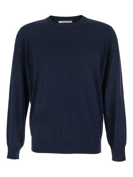  Kangra Crew-neck Wool Sweater - Blue 