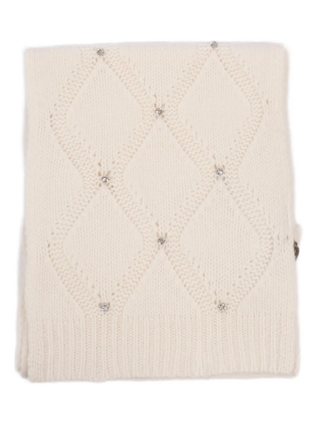  Kangra Diamond-pattern Embellished Scarf - Pink 