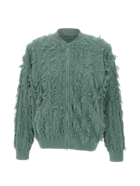  Kangra Frayed Zip Jacket - Green 