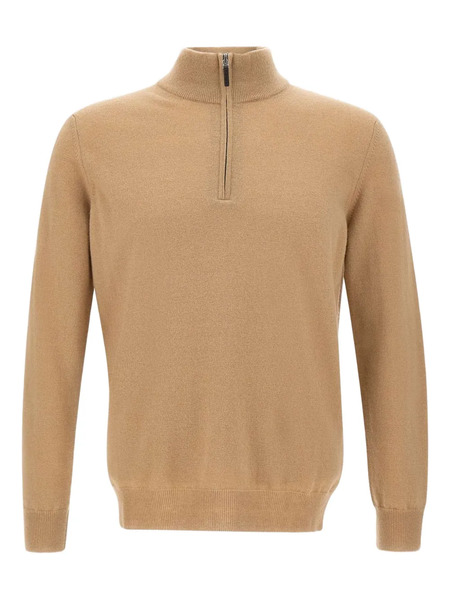  Kangra Half-zip High-neck Sweater - Neutrals 