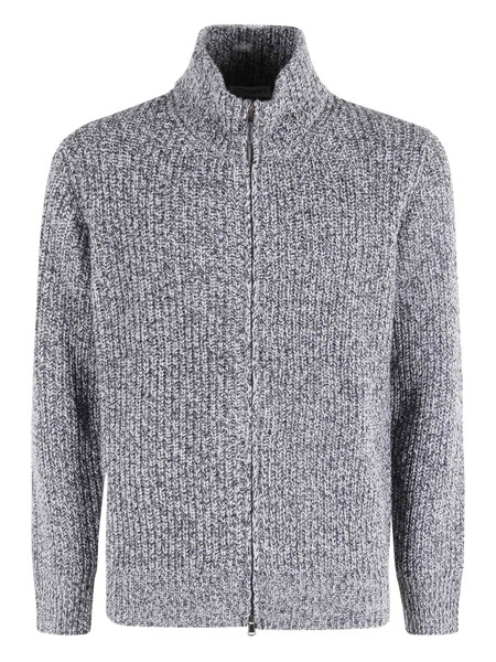  Kangra High-neck Cardigan - Grey 