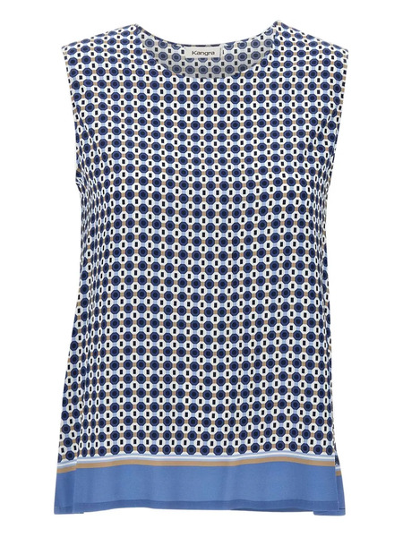  Kangra Printed Top - Blue 