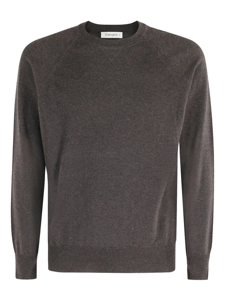  Kangra Raglan-sleeve Crew-neck Sweater - Brown 