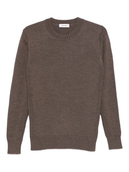  Kangra Ribbed Crew-neck Sweater - Brown 