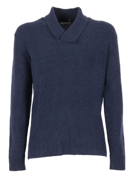  Kangra Shawl-collar Sweater - Blue 