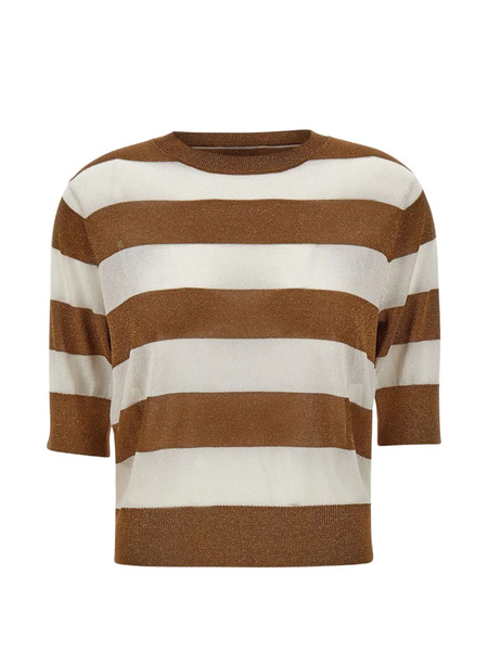  Kangra Striped Sweater - Brown 
