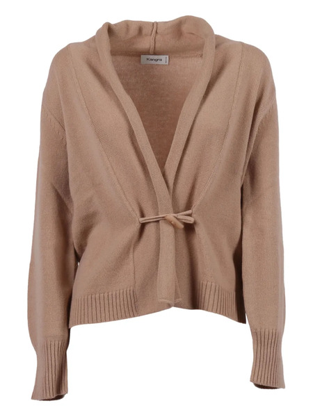  Kangra Tie-fastening Wool Cardigan - Neutrals 