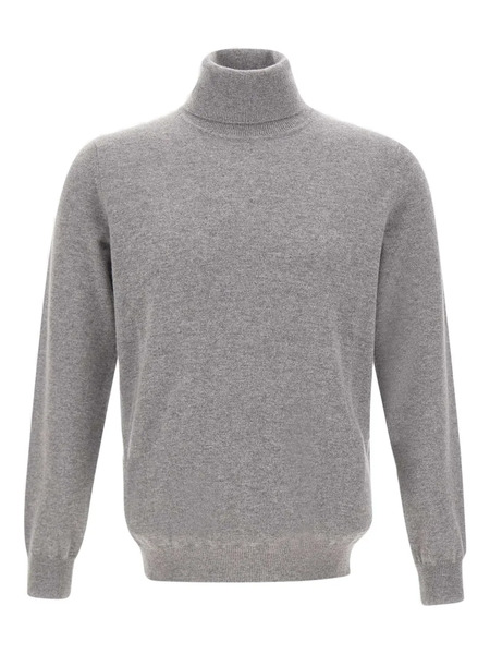  Kangra Turtleneck Ribbed-edge Sweater - Grey 