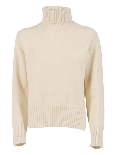  Kangra Turtleneck Ribbed-hem Sweater - Neutrals 