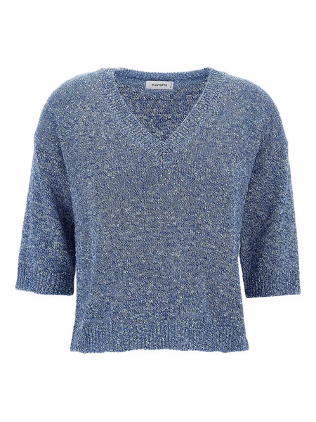 Kangra V-neck Jumper - Blue 