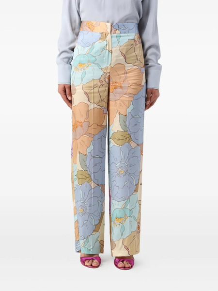  Kaos Floral-print Trousers - Multicolour 
