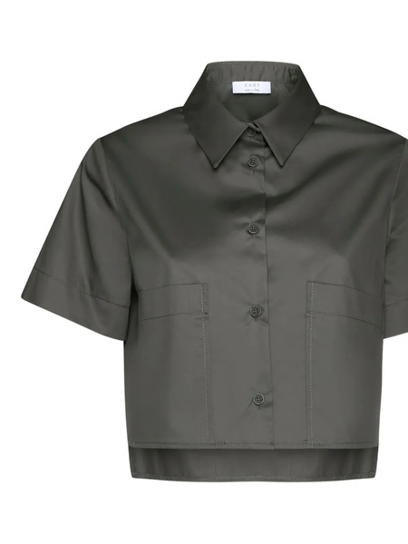  Kaos Patch-pocket Short-sleeve Shirt - Green 