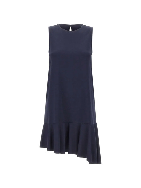  Kaos Ruffled-hem Mini Dress - Blue 