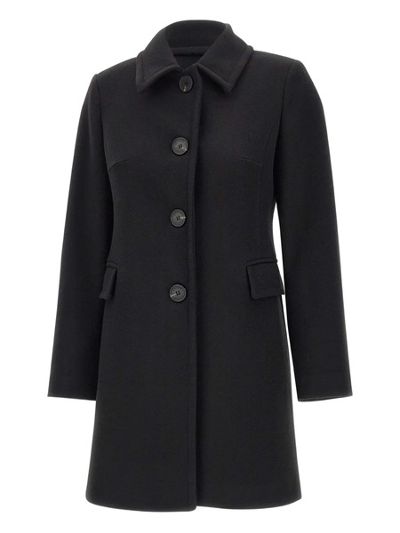  Kaos Single-breasted Flap-pocket Coat - Black 