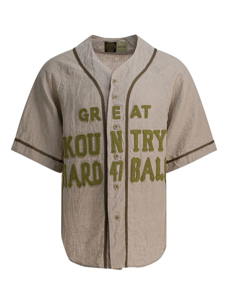  Kapital Appliqué Button Shirt - Neutrals 