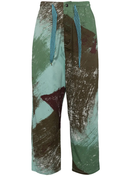  Kapital Combed Burberry Easy Trousers - Green 