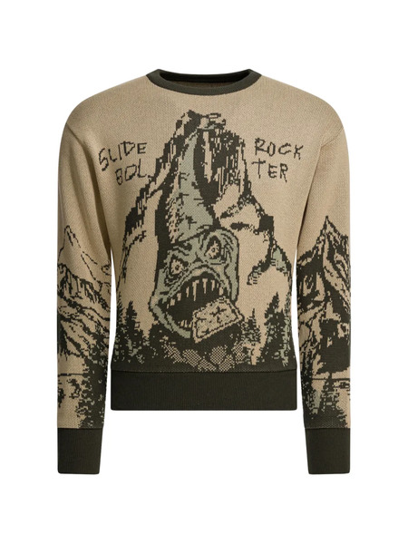 Kapital Graphic Knitted Sweater - Neutrals 