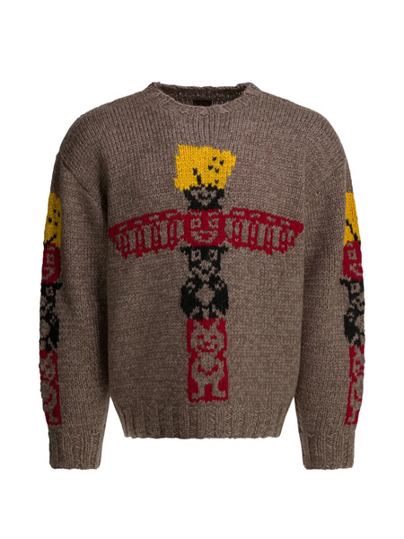  Kapital Intarsia Sweater - Brown 
