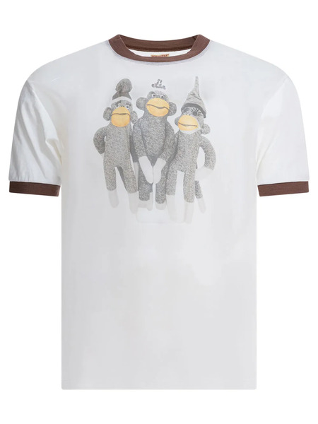  Kapital Monkey-print T-shirt - White 