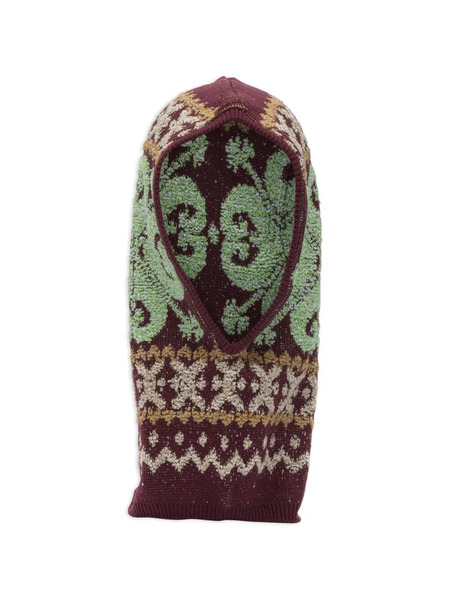 Kapital Patterned Balaclava Hat - Red 