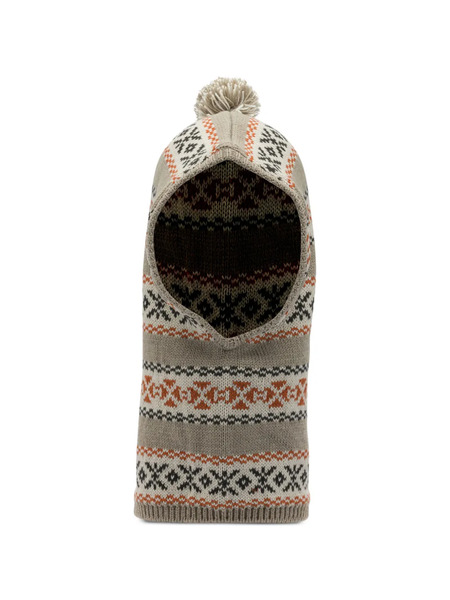  Kapital Pompom Patterned Hat - Neutrals 