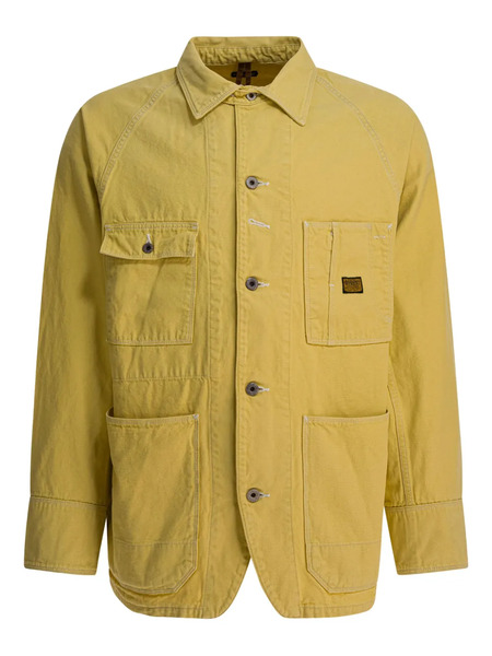  Kapital Raglan-sleeve Pocket Shirt Jacket - Yellow 