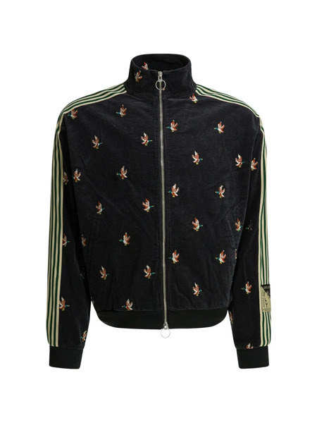  Kapital Striped Embroidered Corduroy Jacket - Black 