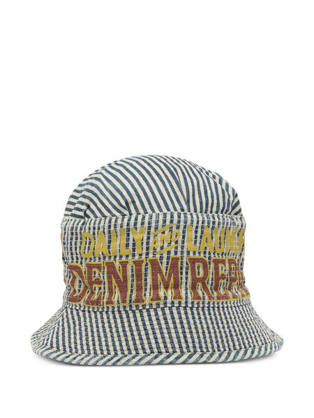  Kapital Striped Print Hat - Blue 