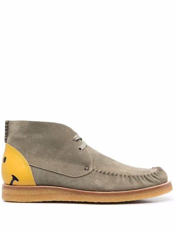  Kapital Suede Desert Boots - Green 