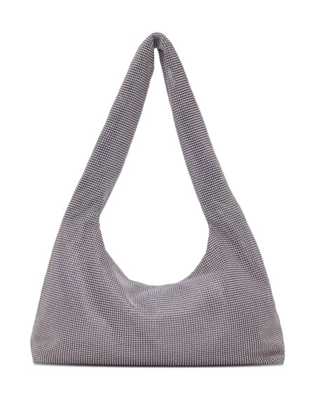  Kara Mesh Armpit Shoulder Bag - Purple 