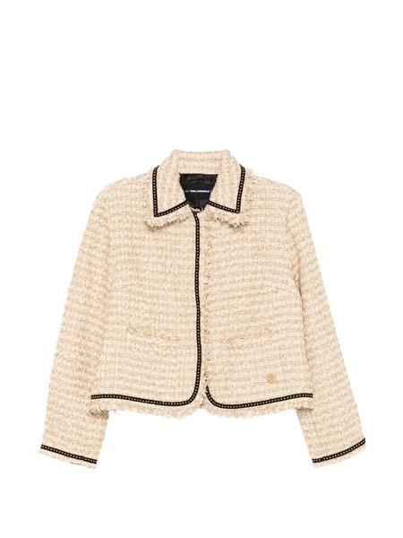  Karl Lagerfeld Boucle Jacket - Neutrals 