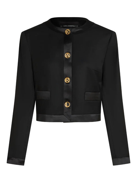  Karl Lagerfeld Button-fastening Jacket - Black 