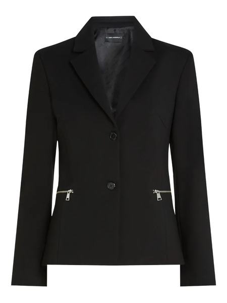  Karl Lagerfeld Button-up Blazer - Black 
