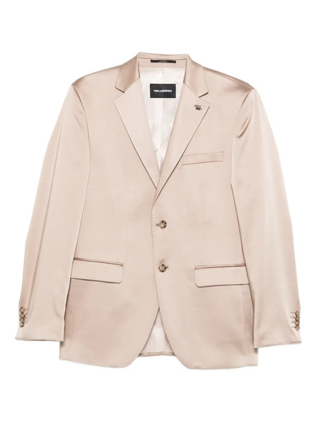  Karl Lagerfeld Buttoned Blazer - Neutrals 
