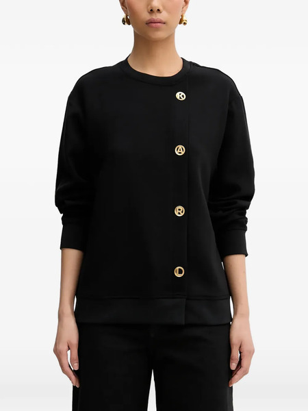  Karl Lagerfeld Buttoned Top - Black 