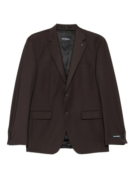  Karl Lagerfeld Buttonned Blazer - Brown 