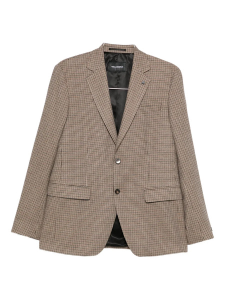  Karl Lagerfeld Checked Jacket - Brown 