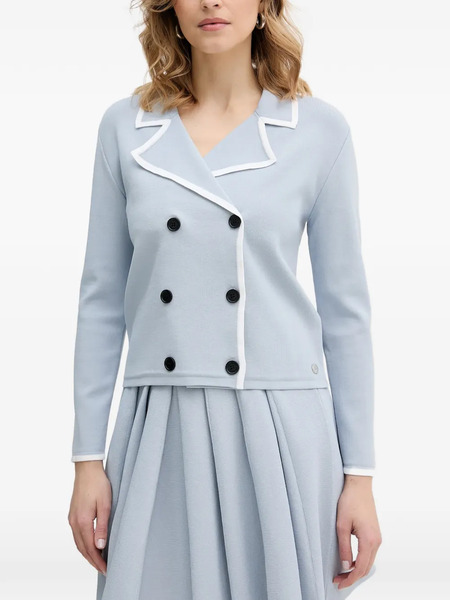  Karl Lagerfeld Double-breasted Cardigan - Blue 