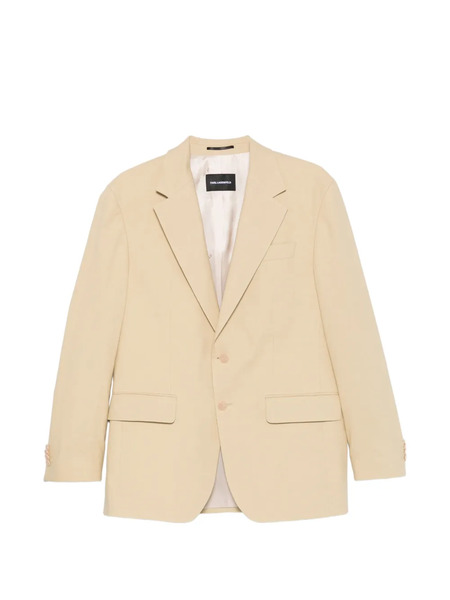  Karl Lagerfeld Easy Long-sleeves Blazer - Neutrals 
