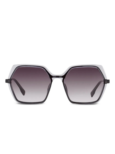  Karl Lagerfeld Geometric-frame Sunglasses - Grey 