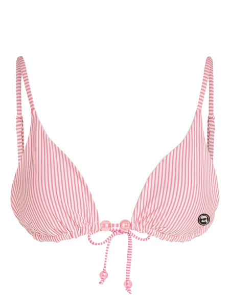  Karl Lagerfeld Ikon Bikini Top - Pink 
