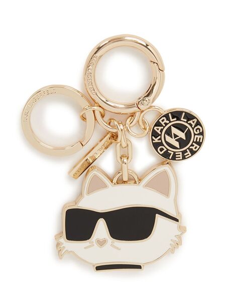  Karl Lagerfeld Ikon Choupette Keychain - Gold 