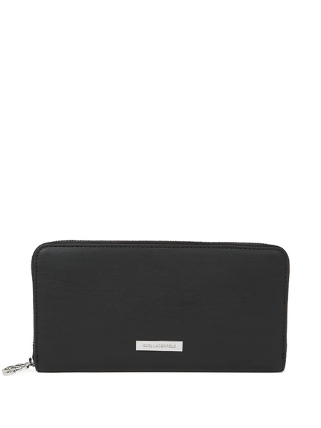  Karl Lagerfeld Ikon Continental Wallet - Black 