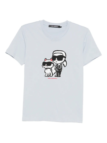  Karl Lagerfeld Ikon Sketch Duo T-shirt - Blue 