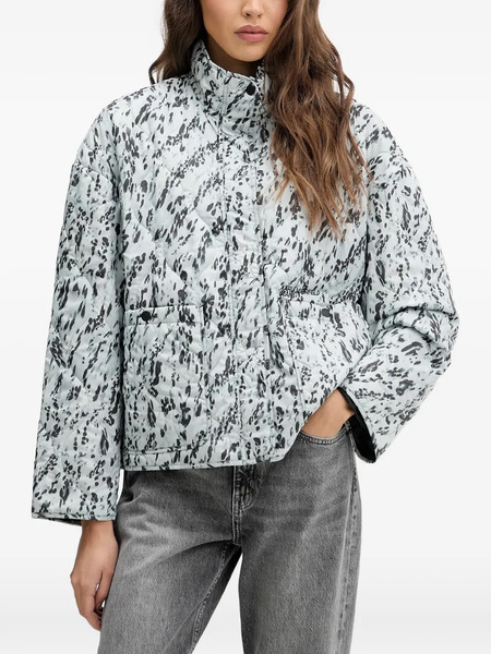 Karl Lagerfeld Jeans Patterned Quilted Jacket - Blue 