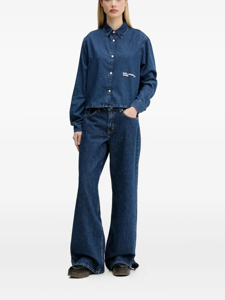  Karl Lagerfeld Jeans Split-hem Jeans - Blue 