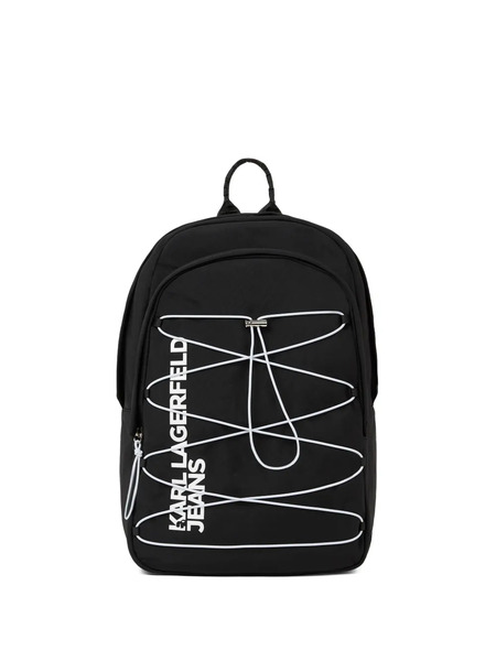  Karl Lagerfeld Jeans String Utility Backpack - Black 