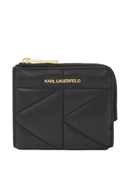  Karl Lagerfeld K-kuilt Bi-fold Wallet - Black 