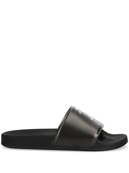  Karl Lagerfeld Karl-motif Flip Flops - Black 