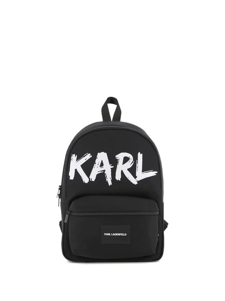  Karl Lagerfeld Kids Logo Backpack - Black 